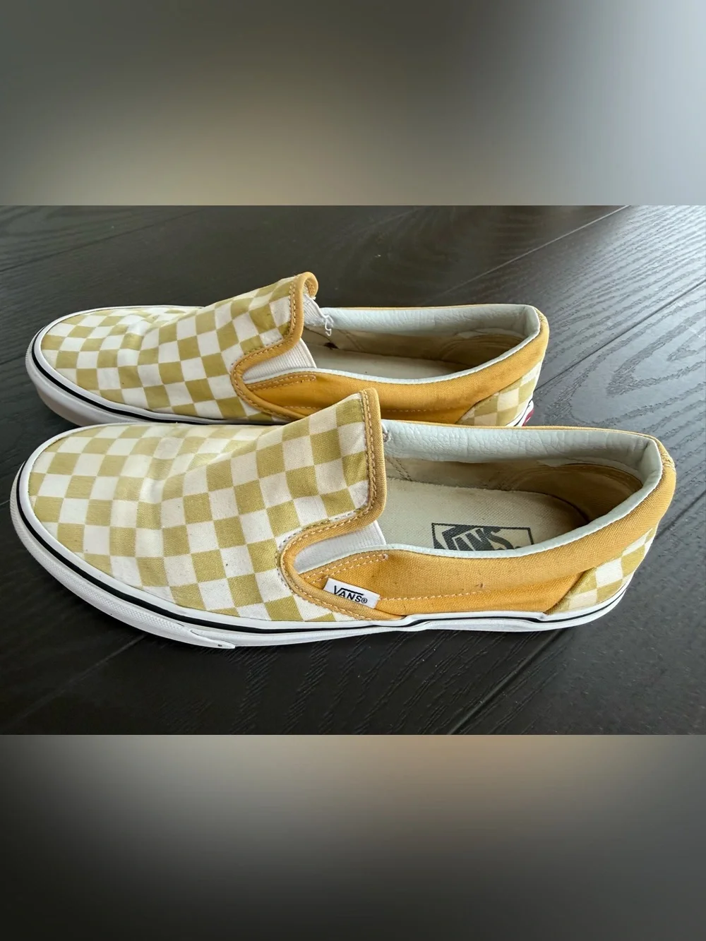 Vans - Sneakers in Yellow and White Size 8.5 Men